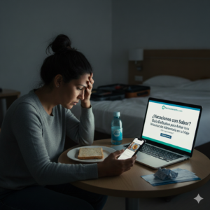 Si has sufrido una intoxicación alimentaria en tus vacaciones y sospechas de la comida consumida e incluida en el viaje pagado, puedes reclamar